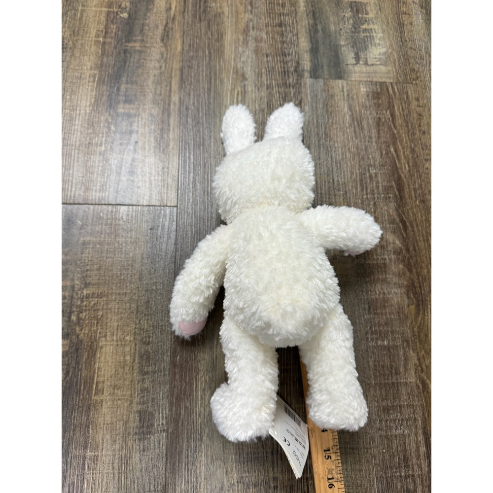 Steiff Teddy Bear in Easter Bunny Costume White Brown Hase Plush 114052 Tag - Picture 9 of 11